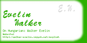 evelin walker business card